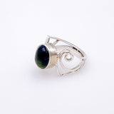 Anillo turmalina verde en Plata 950 - Anillos