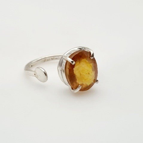 Anillo Zafiro Amarillo - Anillos