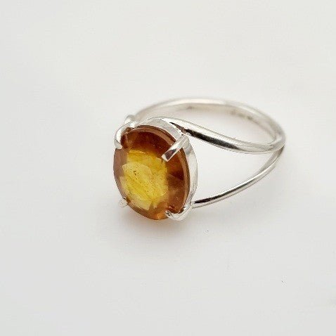 Anillo Zafiro Amarillo - Anillos