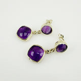 Aros de amatista - Aros