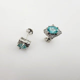 Aros de Apatita y cubic zirconia - Aros