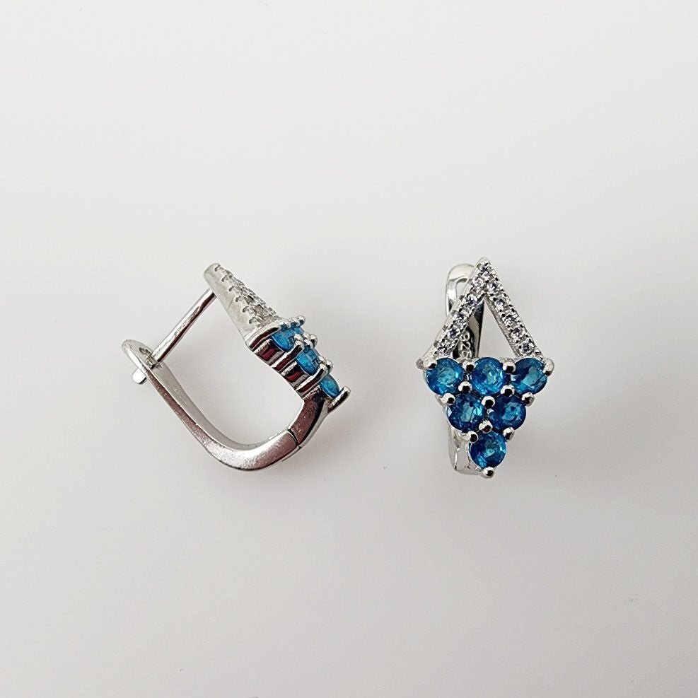 Aros de Apatita y cubic zirconia - Aros