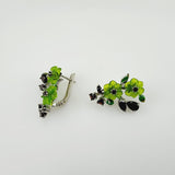Aros de Calcedonia y granates - Aros