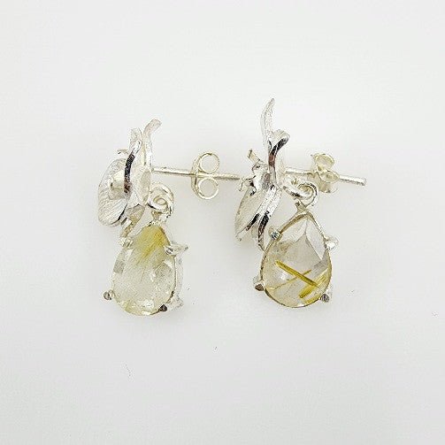 Aros de Cuarzo Rutilado - Aros