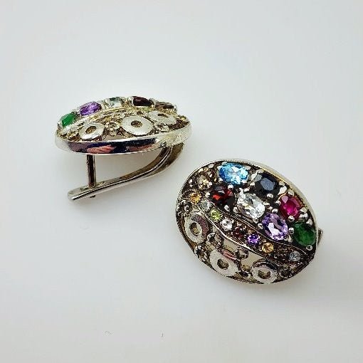 Aros Multigema en Plata 925 Rodinada - Aros