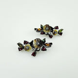 Aros de Nacar, Turmalinas y cubic zirconia - Aros