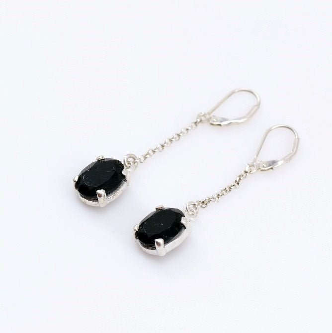 Aros de Ónix negro -