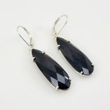 Aros de Ónix Negro en Plata 950 - Aros