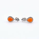 Aros de Ópalo De Fuego y Cubic Zirconia - Aros