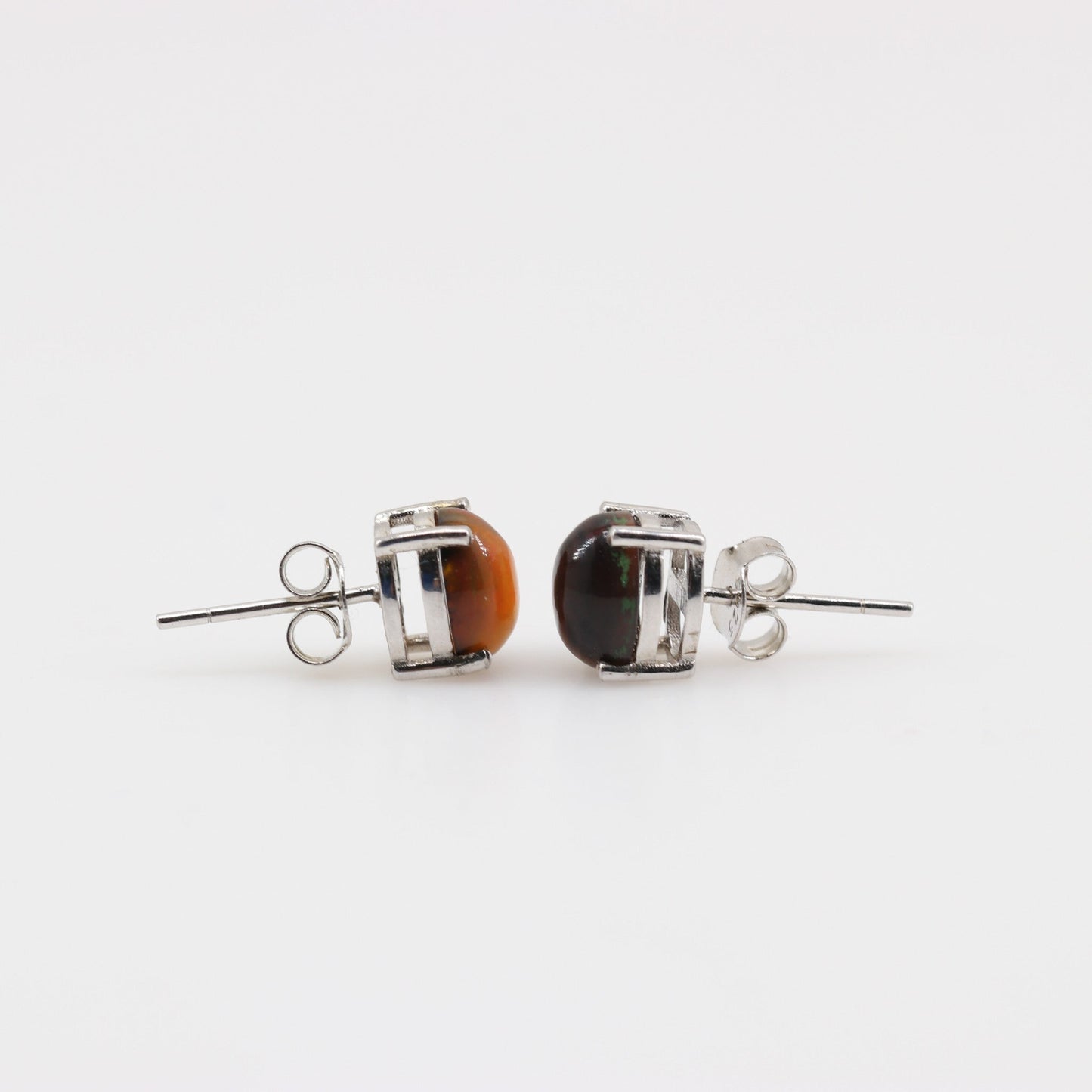 Aros de Ópalo Negro australiano - Aros