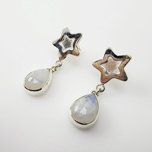 Aros de Piedra Luna - Aros