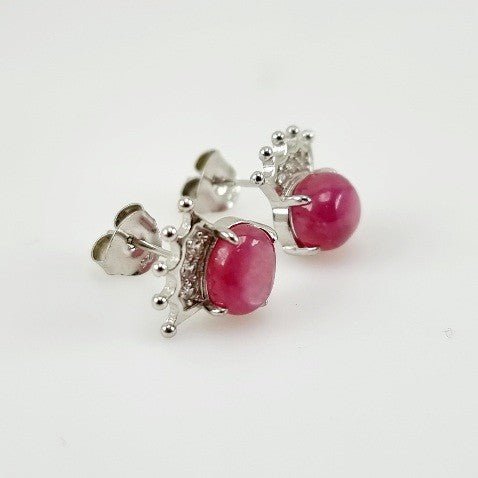 Aros de Rubí y Zirconia Cúbica - Aros