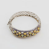 Brazalete de Ópalo Welo y Tanzanita - Pulseras