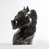 Caballo Árabe - Talla en piedra