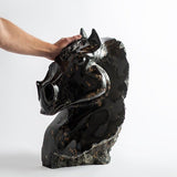 Caballo Árabe - Talla en piedra