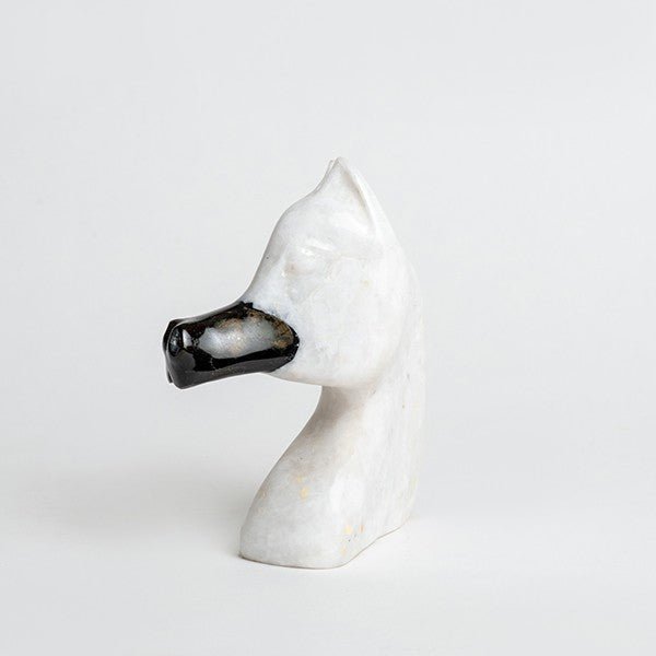 Caballo árabe - Talla en piedra