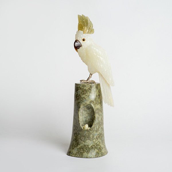 Cacatúa - Talla en piedra