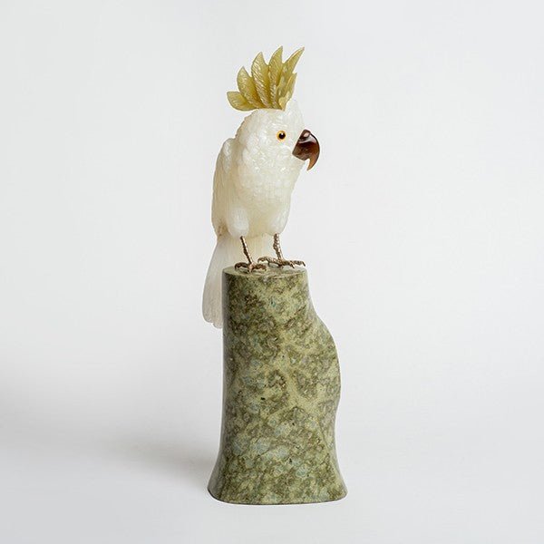 Cacatúa - Talla en piedra