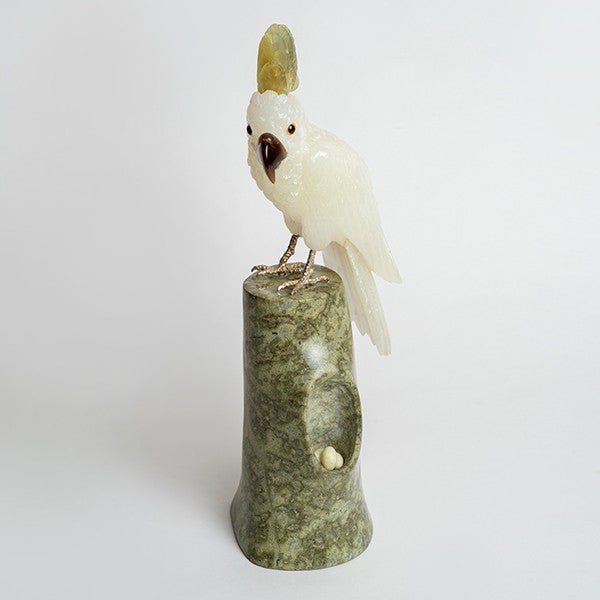 Cacatúa - Talla en piedra