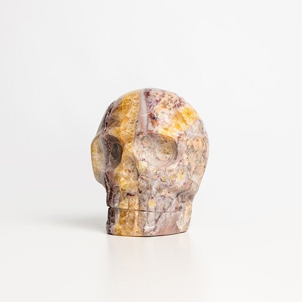 Calavera herida - Talla en piedra