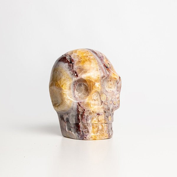 Calavera herida - Talla en piedra