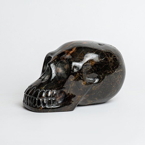 Calavera viva - Talla en piedra
