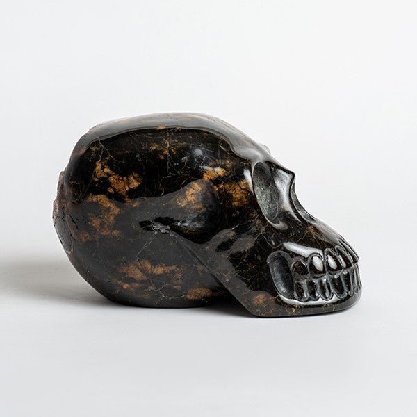 Calavera viva - Talla en piedra