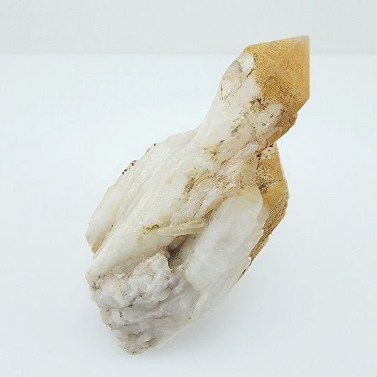Catedral de Cuarzo con limonita - Minerales de colección