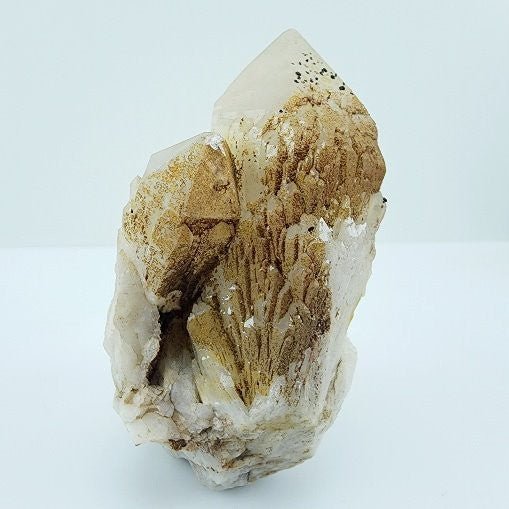 Catedral de Cuarzo con limonita - Minerales de colección