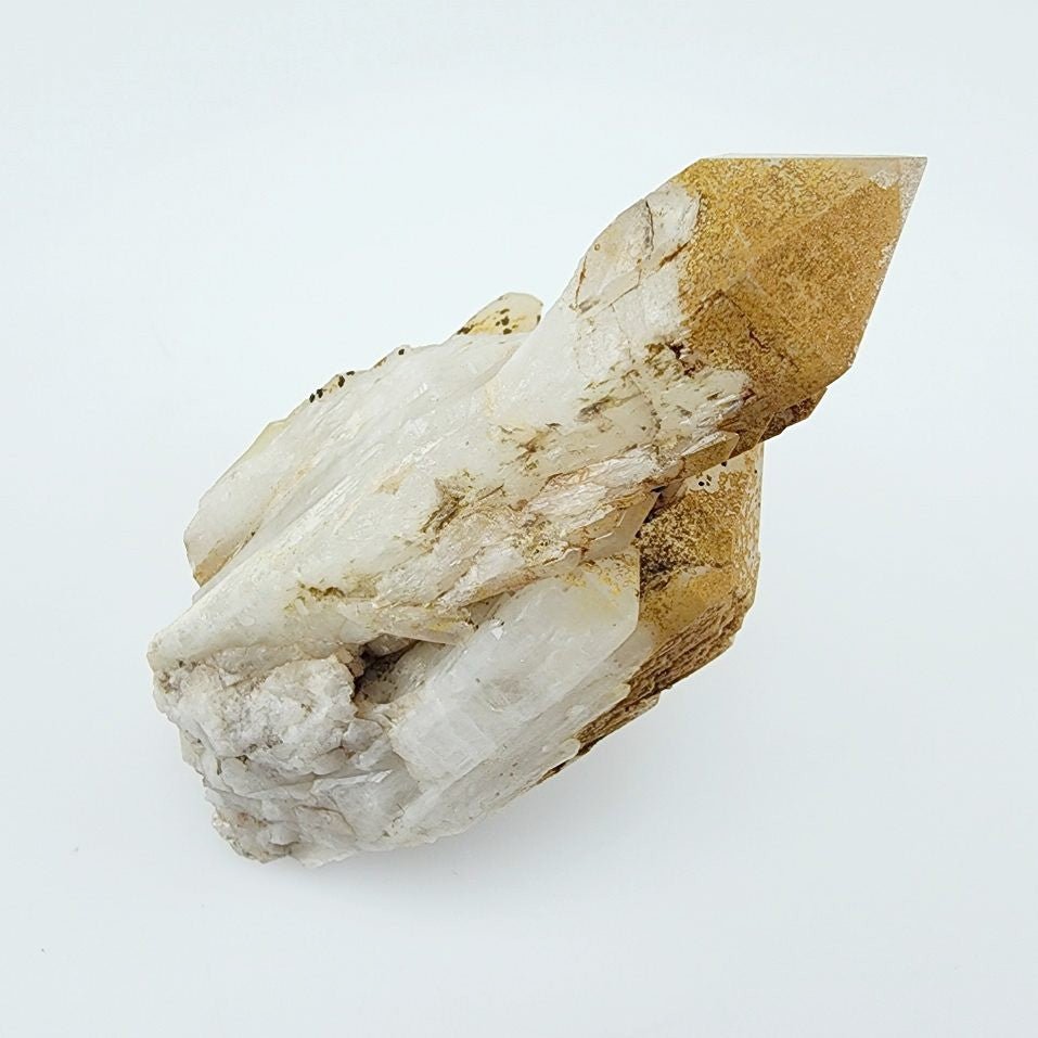 Catedral de Cuarzo con limonita - Minerales de colección