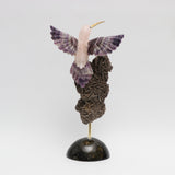 Colibrí violeta - Talla en piedra