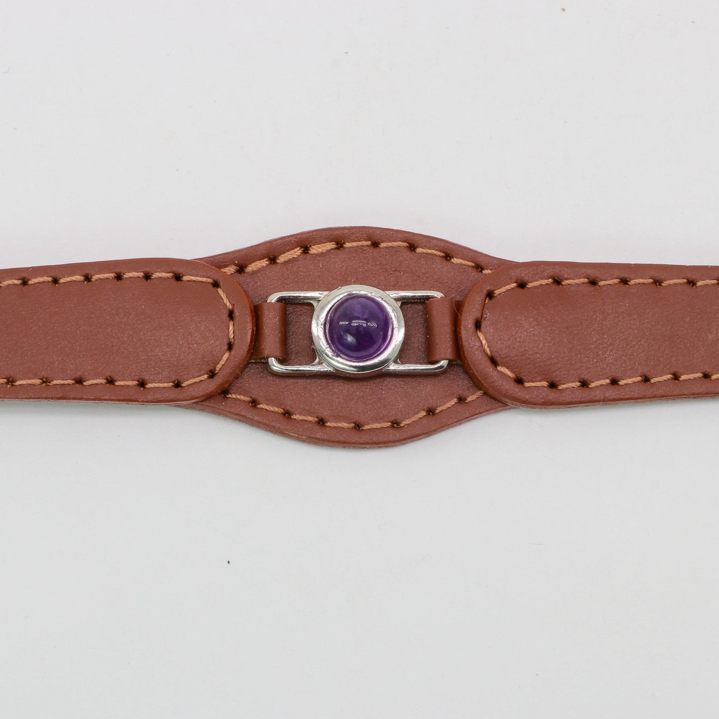 COLLAR CON AMATISTA PARA MASCOTAS - MEDIDA S - Accesorios para mascotas