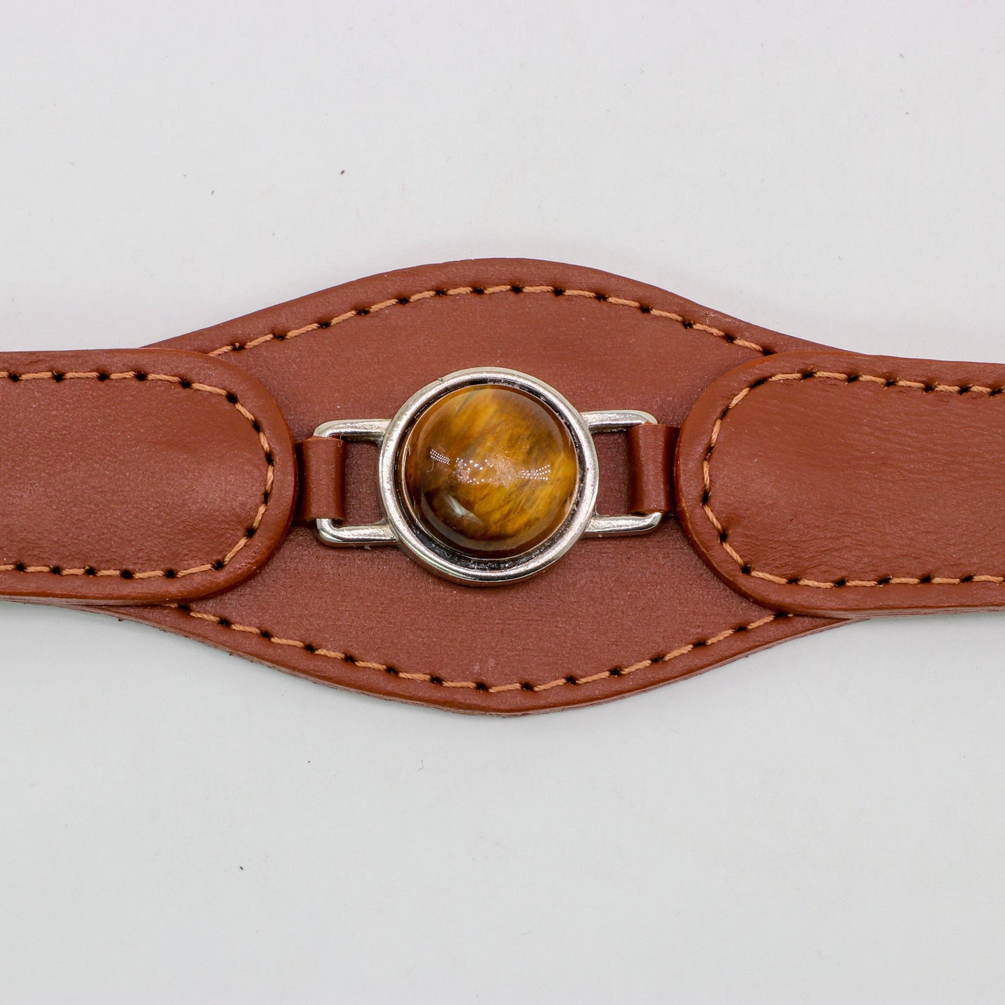 COLLAR CON OJO DE TIGRE PARA MASCOTAS - MEDIDA M - Accesorios para mascotas