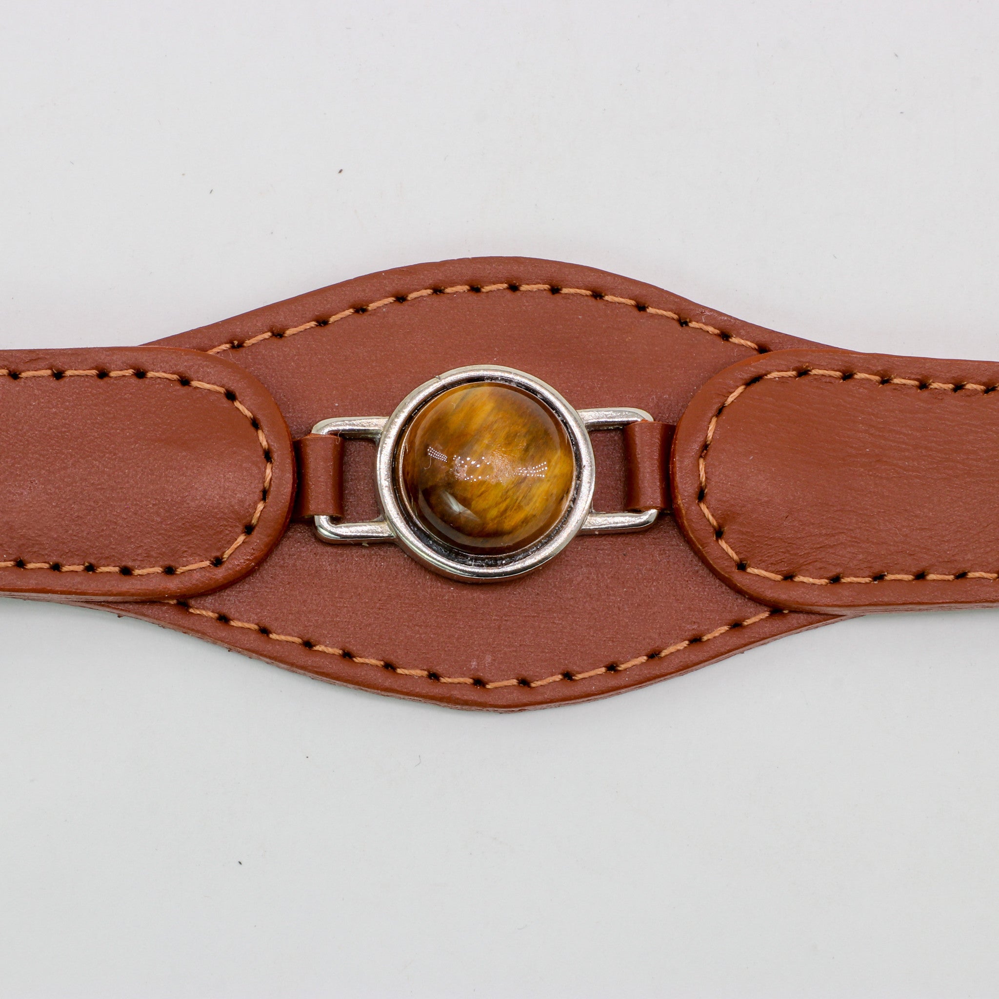 COLLAR CON OJO DE TIGRE PARA MASCOTAS - MEDIDA M - Accesorios para mascotas