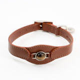 COLLAR CON OJO DE TIGRE PARA MASCOTAS - MEDIDA M - Accesorios para mascotas