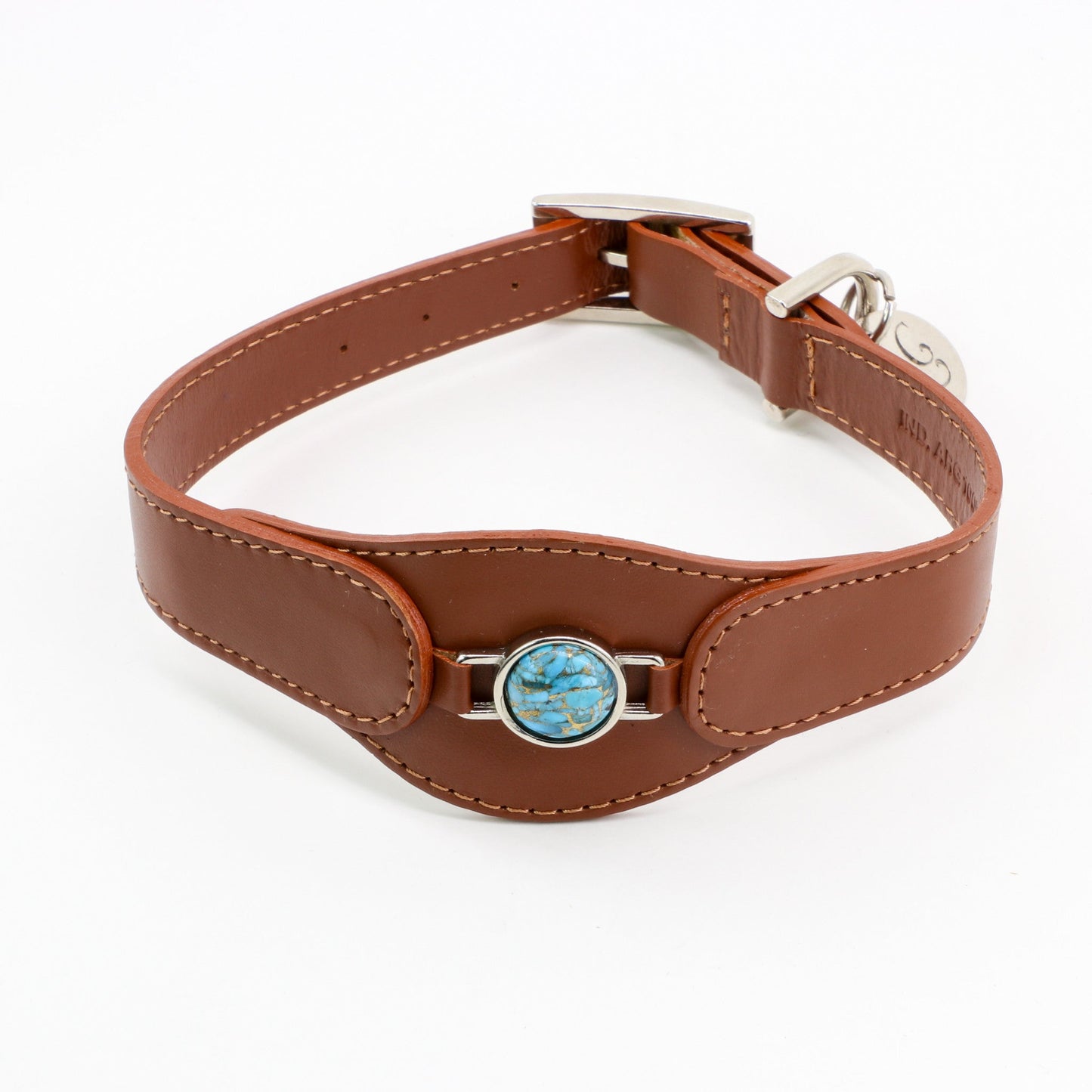 COLLAR CON TURQUESA PARA MASCOTAS - MEDIDA L - Accesorios para mascotas
