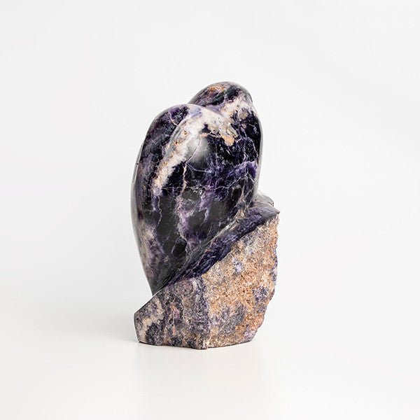Corazón doble - Talla en piedra
