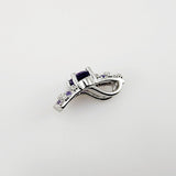 Dije de Amatista y cubic zirconia - Dijes