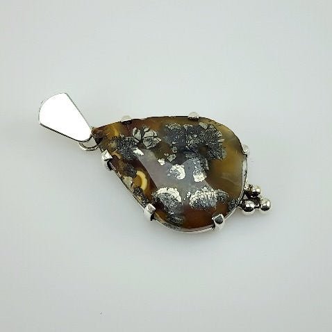 Dije de Calcedonia con Marcasita - Dijes