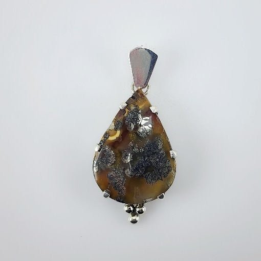 Dije de Calcedonia con Marcasita - Dijes