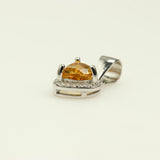 Dije de Citrino y cubic zirconia - Dijes
