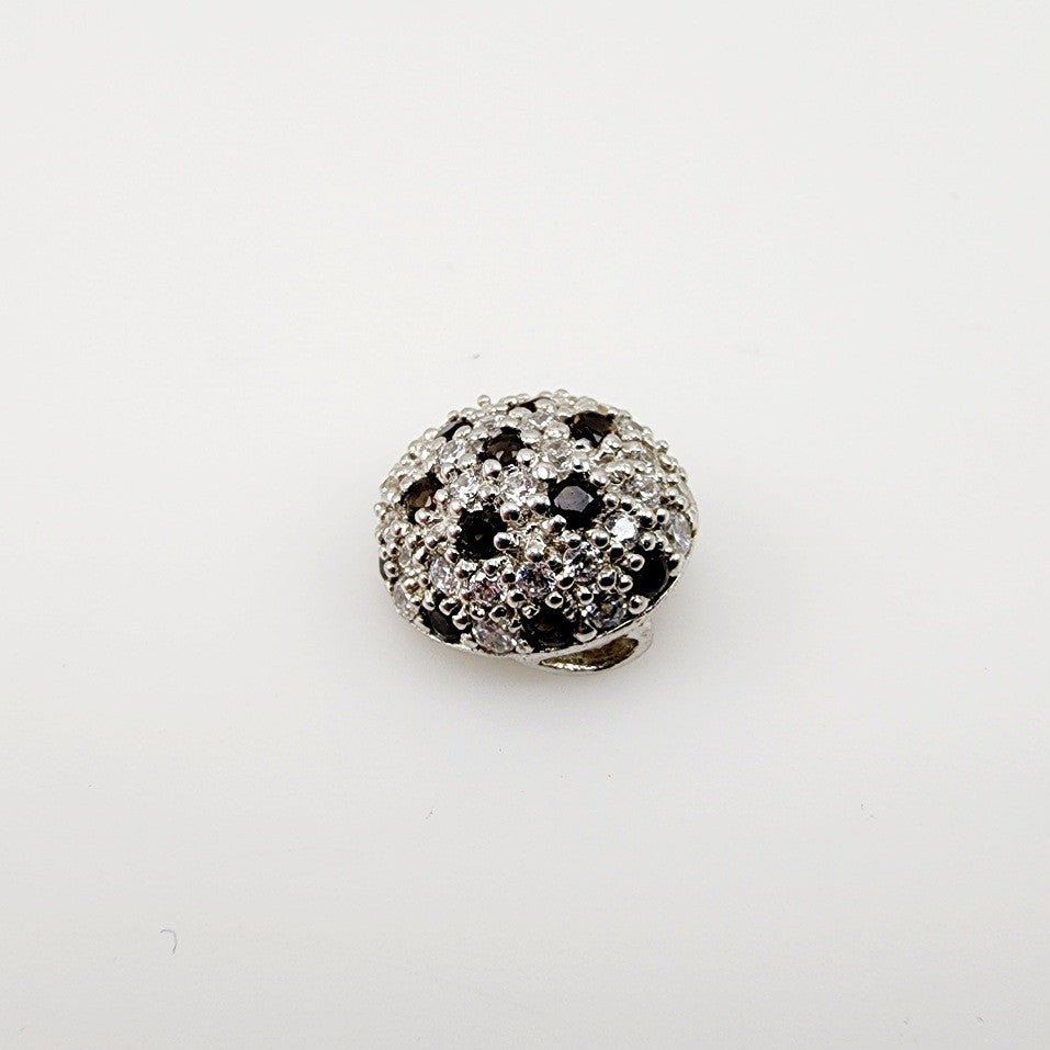 Dije de Cuarzo Ahumado y Cubic Zirconia - Dijes