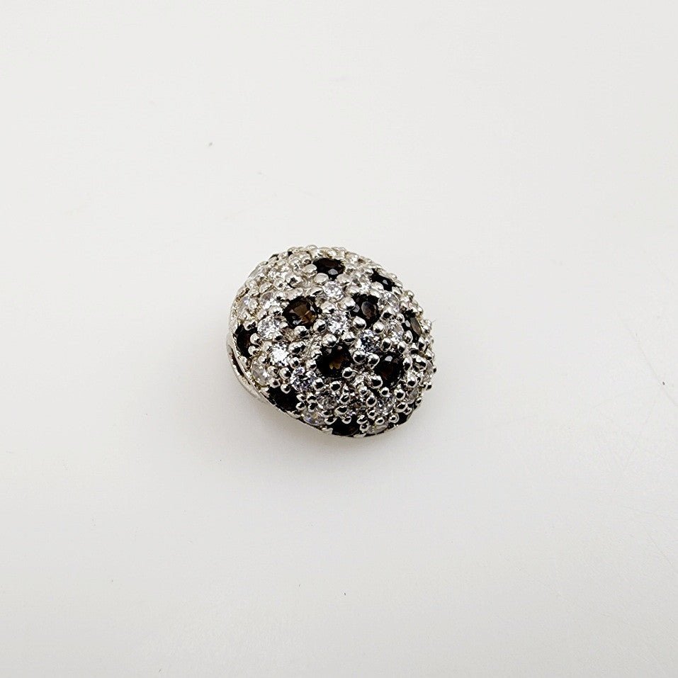 Dije de Cuarzo Ahumado y Cubic Zirconia - Dijes