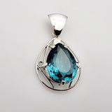Dije de Cuarzo Aqua Aura - Dijes