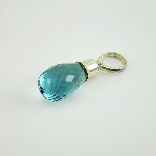 Dije de Cuarzo Aqua Aura - Dijes