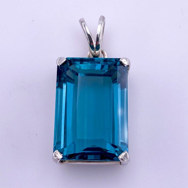 Dije de Cuarzo Aqua Aura - Dijes