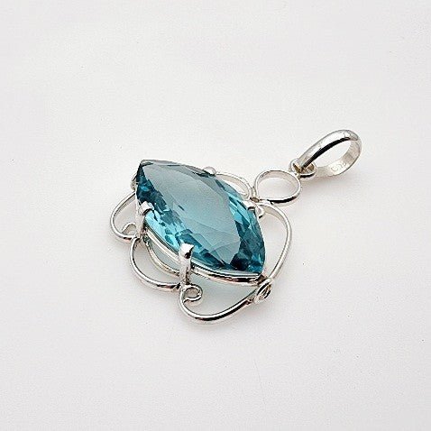 Dije de Cuarzo Aqua Aura - Dijes
