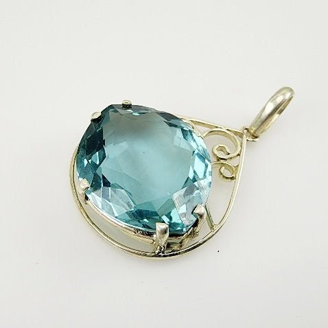 Dije de Cuarzo Aqua Aura - Dijes