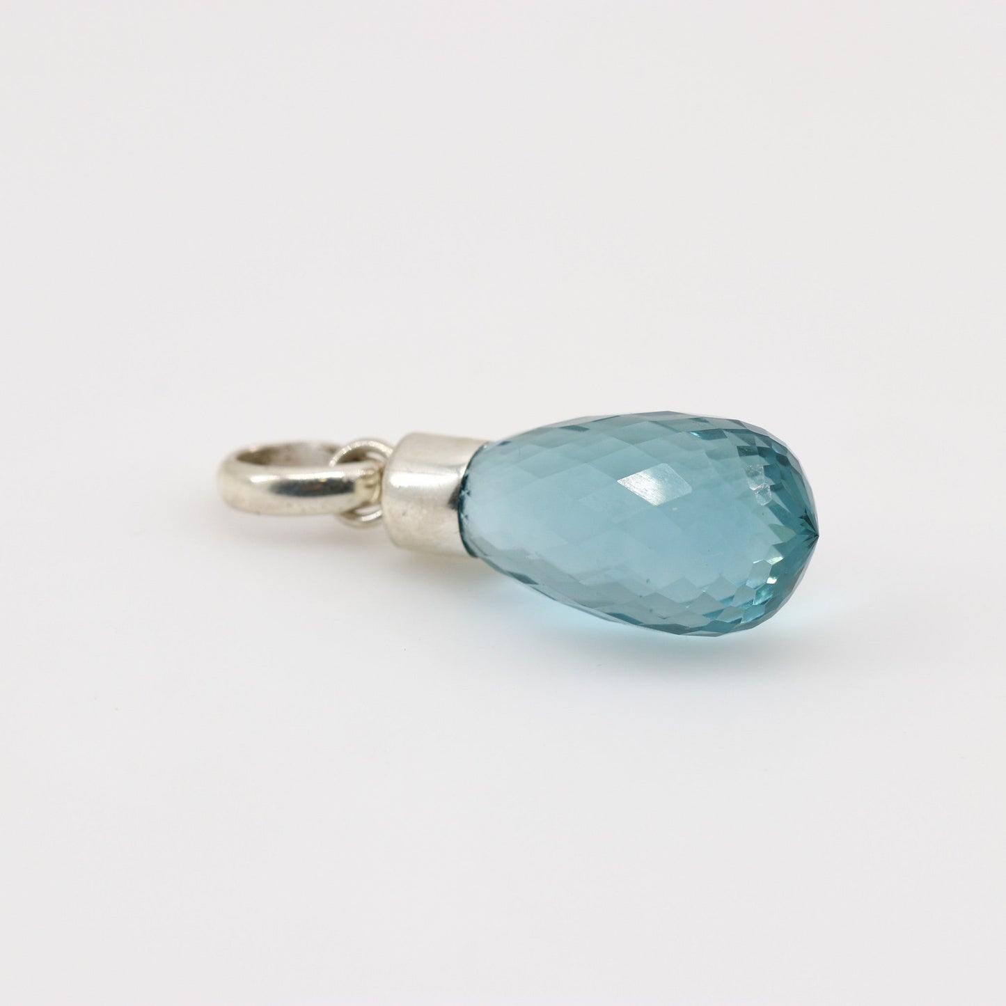 Dije de Cuarzo Aqua Aura - Dijes