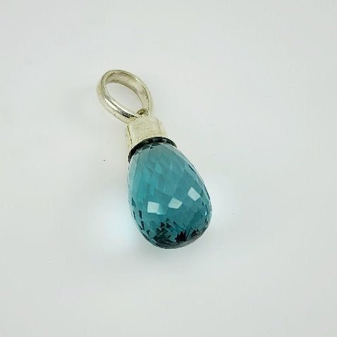 Dije de Cuarzo Aqua Aura - Dijes